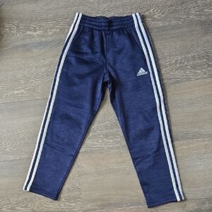 Adidas 3 Stripe Sweat Pants With Pockets Boys Size 8